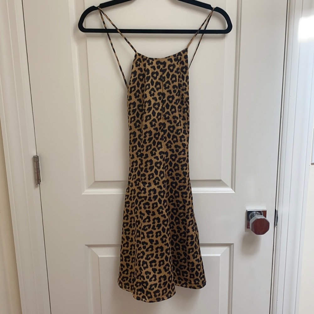 NWOT Leopard By The Way Dress from Revolve Sz S
